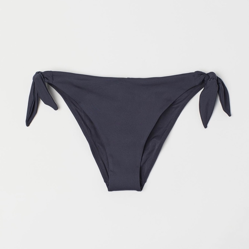 NWT Gray/Blue Brazilian Bikini Bottoms